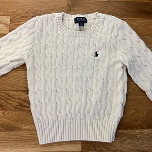 EUC boys 3T Ralph Lauren cable sweater